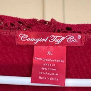 Cowgirl Tuff Red Jacket